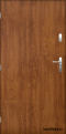 Solid flat exterior doors INOX 70/80/90/100
