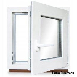 PVC WINDOW RU LEFT 1000x800 / 100x80 WHITE, READY STOCK