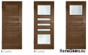 Solid interior room doors MARGOT Full 90