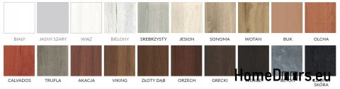 Drzwi przeszklone wewnętrzne pokojowe Heksagon Wood Łazienka 80 Drzwi przeszklone wewnętrzne pokojowe Heksagon Wood Łazienka 80