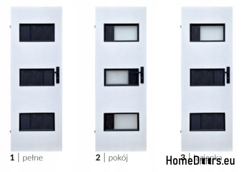 Drzwi przeszklone wewnętrzne pokojowe WELLA Loft Łazienka 70 Drzwi przeszklone wewnętrzne pokojowe WELLA Loft Łazienka 70