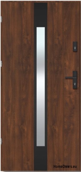 YUKON NERO THICK warm steel exterior door 1,2Wm2k 70mm, OFF STOCK 90 L