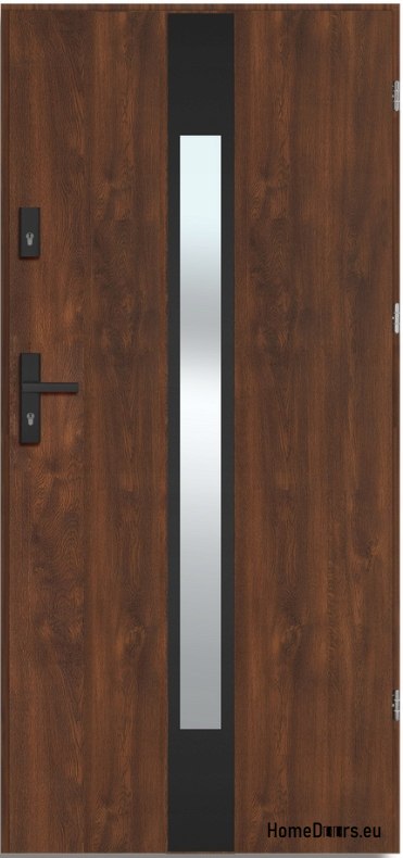 YUKON NERO THICK warm steel exterior doors 1,2Wm2k 70mm, OFF STOCK 90 P YUKON NERO THICK warm steel exterior doors 1,2Wm2k 70mm, OFF STOCK 90 P