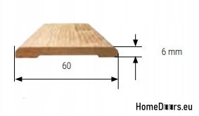 Masking band 60x6 mm kpl. On one side FRESH SURCHARGE Masking band 60x6 mm kpl. On one side FRESH SURCHARGE