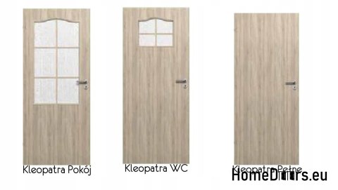 Drzwi Wewnętrzne Płycinowe Kleopatra WC 70 Lakierowane Kolory Drzwi Wewnętrzne Płycinowe Kleopatra WC 70 Lakierowane Kolory