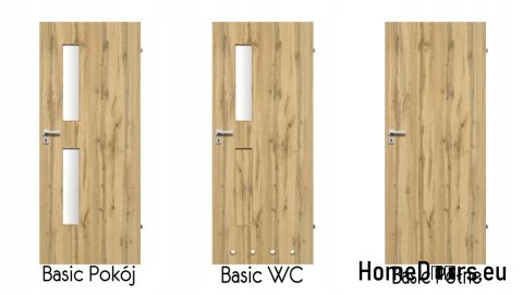 Drzwi Wewnętrzne Płycinowe Basic WC 60 Lakierowane Kolory Drzwi Wewnętrzne Płycinowe Basic WC 60 Lakierowane Kolory
