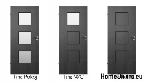 Tina WC 90 Panel Interior Door Lacquered Colors