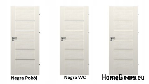 Drzwi Wewnętrzne Ramowe Negra Pełne 90 FRESH Kolory Drzwi Wewnętrzne Ramowe Negra Pełne 90 FRESH Kolory