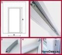PVC OFFICE SHOP EXTERIOR DOORS 100/200 RIGHT WHITE GLAZED