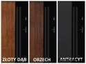 PANTOR ALPINE-PASIVE 02 Exterior Door Left 90 Walnut Thick 72mm Warm