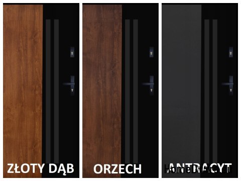 Exterior Door PANTOR ALPINE-PASIVE 02 Left 90 Golden Oak Thick72mm Warm Exterior Door PANTOR ALPINE-PASIVE 02 Left 90 Golden Oak Thick72mm Warm