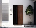 PANTOR ALPINE-PASIVE 02 Exterior Door Right 90 Anthracite Thick72mm Warm