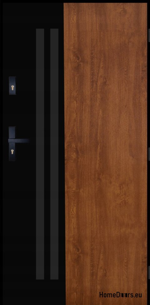 PANTOR ALPINE-PASIVE 02 Exterior Door Right 90 Golden Oak Thick 72mm PANTOR ALPINE-PASIVE 02 Exterior Door Right 90 Golden Oak Thick 72mm