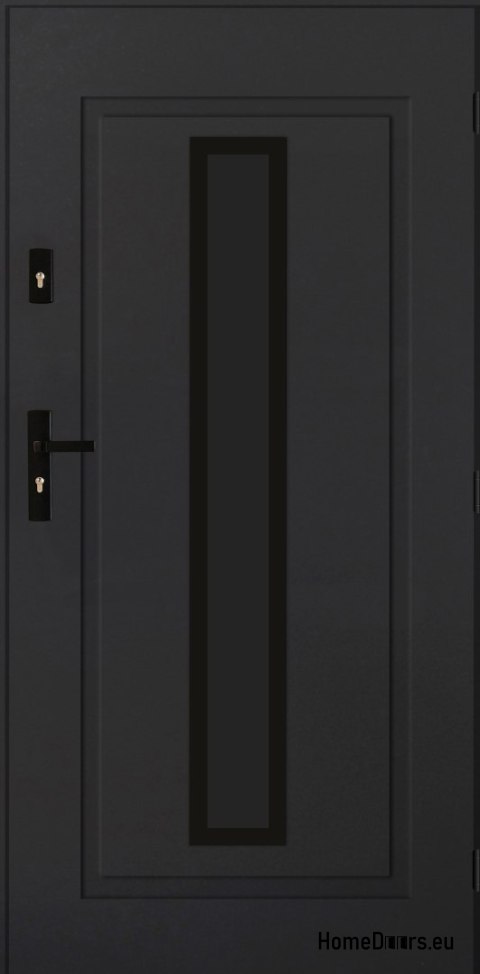 Exterior Door PANTOR LEO 01 90 Right Anthracite THICK 72 mm WARM Exterior Door PANTOR LEO 01 90 Right Anthracite THICK 72 mm WARM