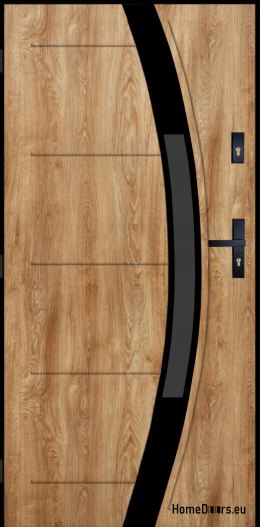 Exterior Door PANTOR SATURN 03 Left 100 TURNER OAK Thick 72mm Warm