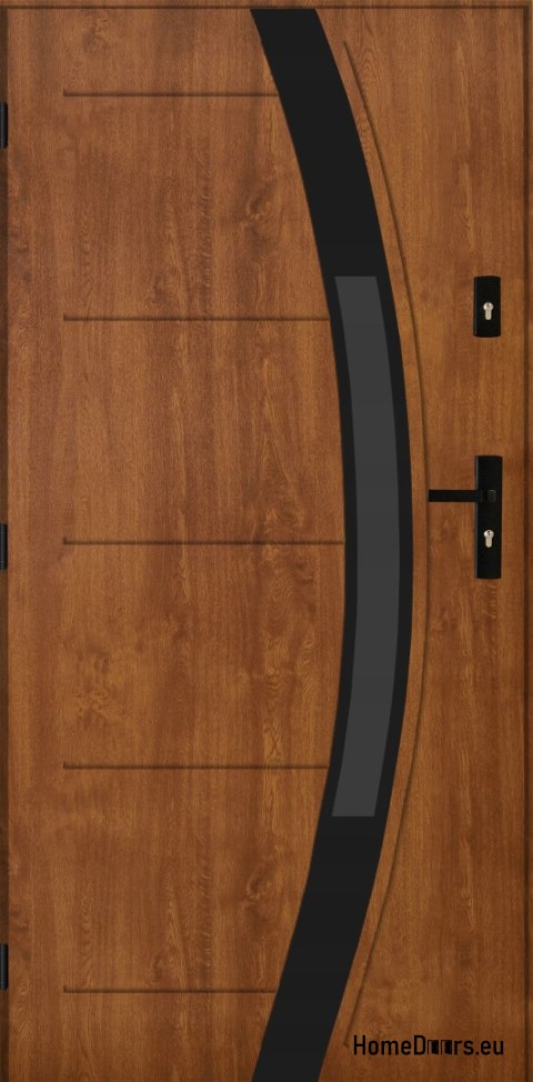 Exterior Door PANTOR SATURN 03 Left 100 Golden Oak Thick 72mm Warm