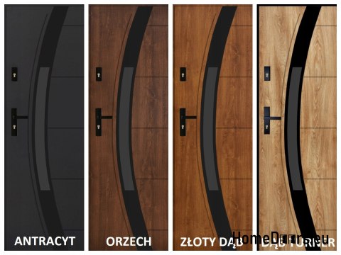 Exterior door PANTOR SATURN 03 right 100 walnut thick 72mm warm Exterior door PANTOR SATURN 03 right 100 walnut thick 72mm warm