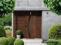 Exterior door PANTOR SATURN 03 right 100 golden oak thick 72mm warm