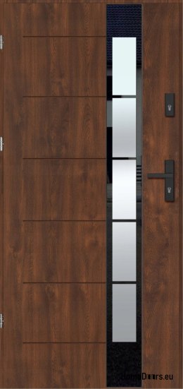 Warm exterior doors THERMO GLASS 4-pane package 70mm, OFF-THE-SHELF, 90 L