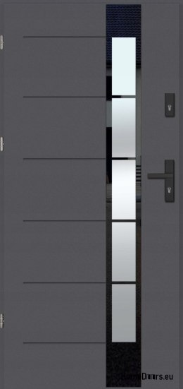 Warm exterior doors THERMO GLASS 4-pane package 70mm, OFF-THE-SHELF, 90 L