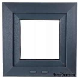 PVC WINDOW RU RIGHT 700x500 / 70x50 DOUBLE-SIDED ANTHRACITE