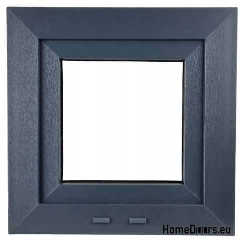 PVC WINDOW RU RIGHT 700x500 / 70x50 DOUBLE-SIDED ANTHRACITE