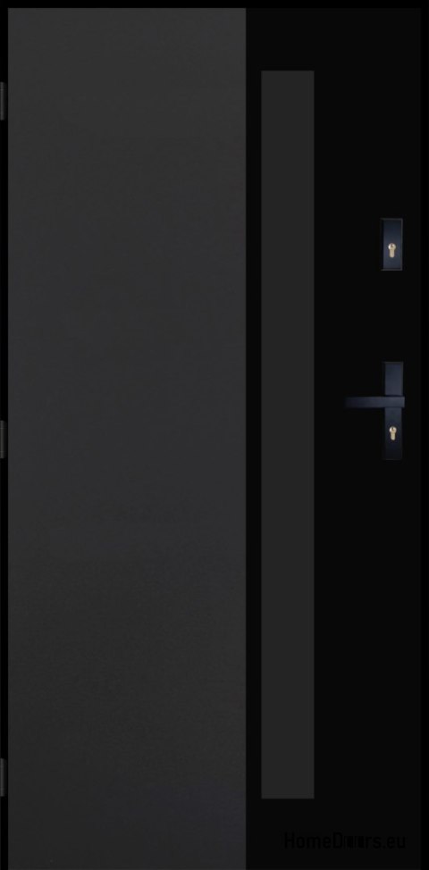Exterior Door PANTOR ALPINE-PASIVE 01 Left 90 Anthracite Thick 72mm Warm Exterior Door PANTOR ALPINE-PASIVE 01 Left 90 Anthracite Thick 72mm Warm