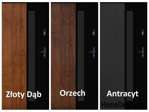 Exterior Door PANTOR ALPINE-PASIVE 01 Left 90 Anthracite Thick 72mm Warm Exterior Door PANTOR ALPINE-PASIVE 01 Left 90 Anthracite Thick 72mm Warm