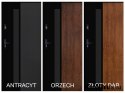 Exterior Door PANTOR ALPINE-PASIVE 01 Right 90 Walnut Thick 72mm Warm