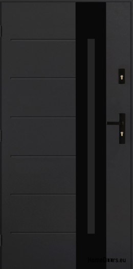Exterior Door PANTOR ALPINE-PASIVE 03 Left 90 Anthracite Thick 72mm Warm