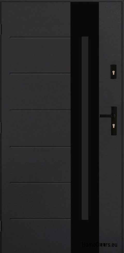 Exterior Door PANTOR ALPINE-PASIVE 03 Left 90 Anthracite Thick 72mm Warm Exterior Door PANTOR ALPINE-PASIVE 03 Left 90 Anthracite Thick 72mm Warm