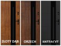 Exterior Door PANTOR ALPINE-PASIVE 03 Left 90 Anthracite Thick 72mm Warm