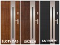 Exterior Door PANTOR ALPINE-PASIVE 04 Left 90 Anthracite Thick 72mm Warm