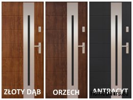 Exterior Door PANTOR ALPINE-PASIVE 04 Left 90 Anthracite Thick 72mm Warm