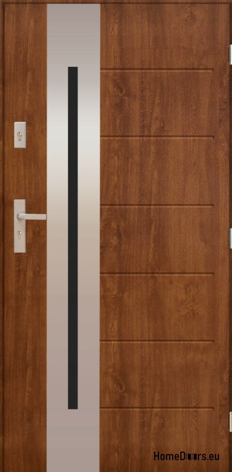 PANTOR ALPINE-PASIVE 04 Exterior Door Right 90 Golden Oak Thick 72mm PANTOR ALPINE-PASIVE 04 Exterior Door Right 90 Golden Oak Thick 72mm
