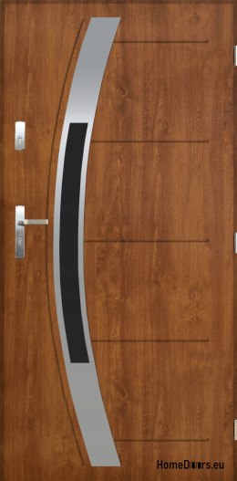 Polish exterior door FAGOT 01 90 RIGHT golden oak