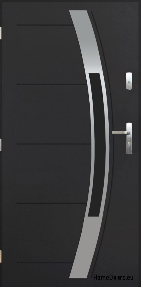 Polish exterior door FAGOT 01 90 left anthracite Polish exterior door FAGOT 01 90 left anthracite