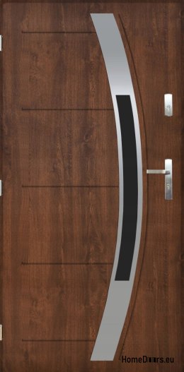 Polish exterior door FAGOT 01 90 left walnut