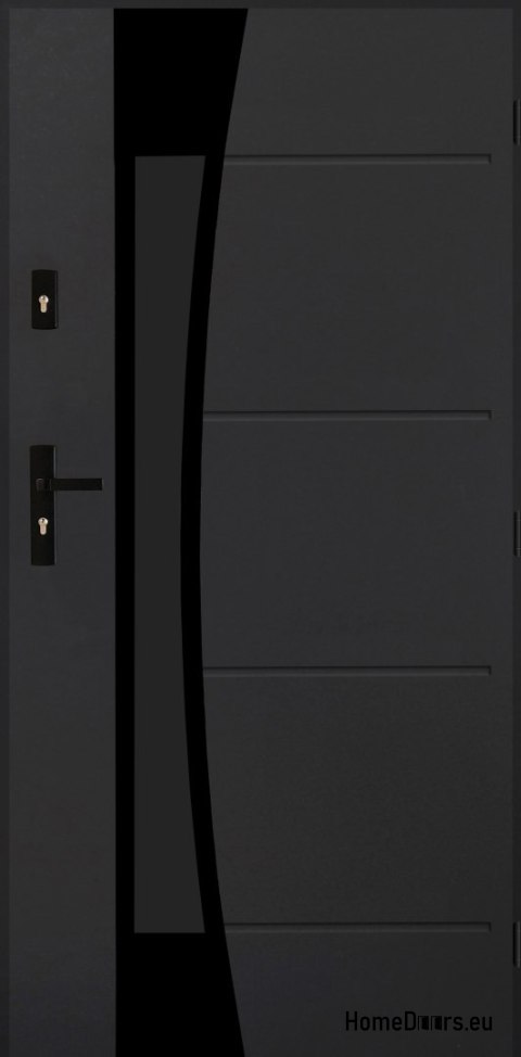 Polish exterior door FAGOT 02 80 right ANTHRACITE Polish exterior door FAGOT 02 80 right ANTHRACITE