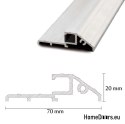 Polish exterior door FAGOT 02 90 left ANTHRACITE