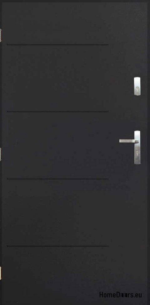 Polish exterior door SAMBA 80 Left anthracite Polish exterior door SAMBA 80 Left anthracite