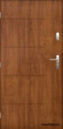 Polish exterior door SAMBA 80 Left golden oak