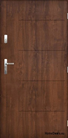 Exterior doors Polish SAMBA 80 RIGHT walnut