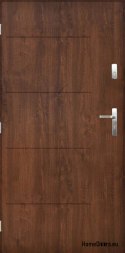 Exterior doors Polish SAMBA 90 Left walnut