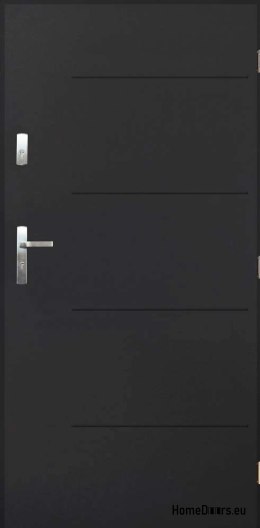 Polish exterior door SAMBA 90 RIGHT anthracite