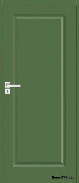 Milled pine wooden door with fixed frame Boston BS-4 90