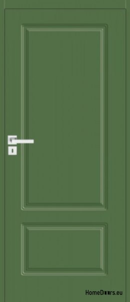 Milled pine wooden door with a fixed frame Boston BS-5 90