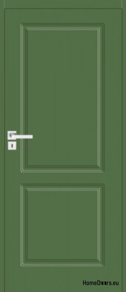 Milled pine wooden doors with a fixed frame Boston BS-6 80