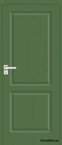 Milled pine wooden door with fixed frame Boston BS-6 90