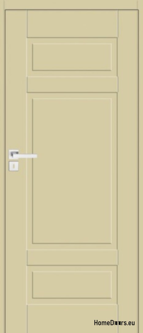 Milled pine wooden door with fixed frame Boston BS-8 90